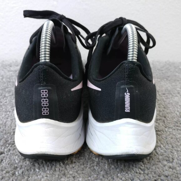 Nike Air Zoom Pegasus 37 Womens 9 Running Shoes Black Light Arctic Pink 2020 - Picture 7 of 11